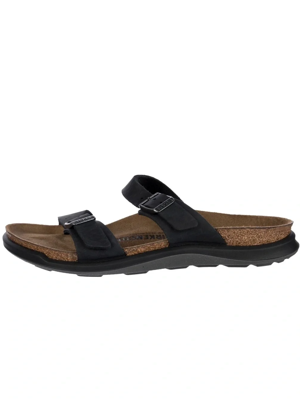 Birkenstock women’s black striped sandals